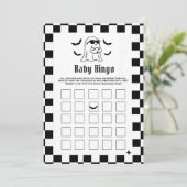 Boo Grappig Halloween Party Baby Bingo Games Kaart (Staand voorkant)