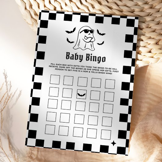 Boo Grappig Halloween Party Baby Bingo Games Kaart