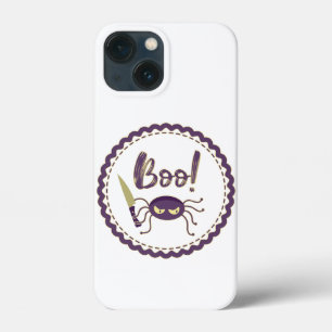 Boo grappig Halloween spin karakter mes hand Case-Mate iPhone Case