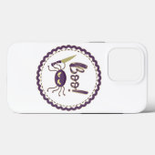 Boo grappig Halloween spin karakter mes hand Case-Mate iPhone Case (Achterkant (horizontaal))