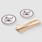 Boo grappig Halloween spin karakter mes hand Handwaaier (Niet-gemonteerd)