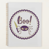 Boo grappig Halloween spin karakter mes hand Planner (Voorkant)