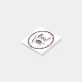Boo grappig Halloween spin karakter mes hand Post-it® Notes (Schuin)