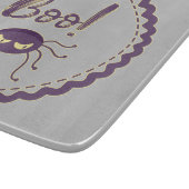 Boo grappig Halloween spin karakter mes hand Snijplank (Hoek)