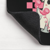 Boo Groovy Schattige Ghost Funny Halloween Vrouwen Muismat (Hoek)