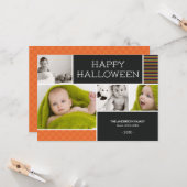 BOO! | HALLOEEN-FOTOKAARTEN KAART (Voorkant / Achterkant in situ)