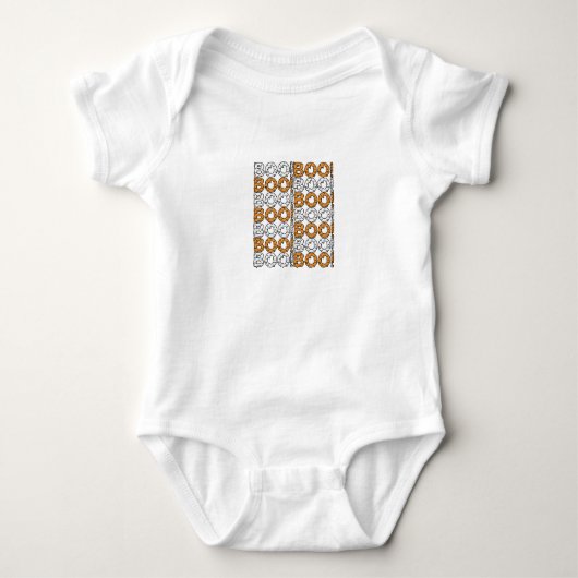 Boo Halloween baby bodysuit (Voorkant)