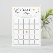 Boo Halloween Baby shower Baby Bingo Game Kaart (Staand voorkant)