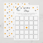 Boo Halloween Baby shower Baby Bingo Game Kaart (Voorkant / Achterkant)