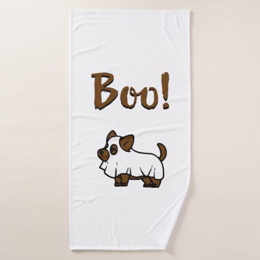 Boo Halloween Badhanddoek (Badhanddoek)