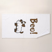 Boo Halloween Badhanddoek (Badhanddoek)