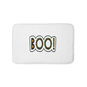 BOO Halloween Badmat