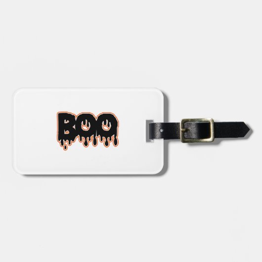 BOO Halloween Bagagelabel (Voorkant horizontaal)