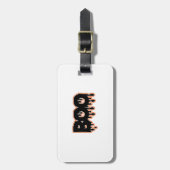 BOO Halloween Bagagelabel (Voorkant verticaal)