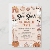 Boo Halloween Bash Party uitnodiging (Voorkant)