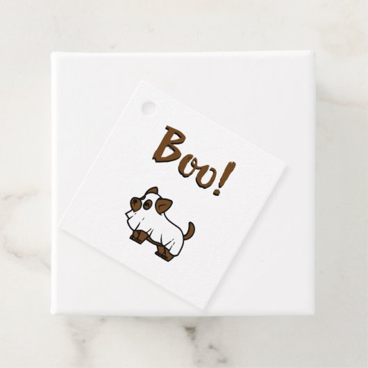 Boo Halloween Bedankjes Labels (In situ)