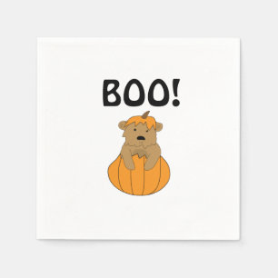 Boo Halloween Beer Pompoen Servet