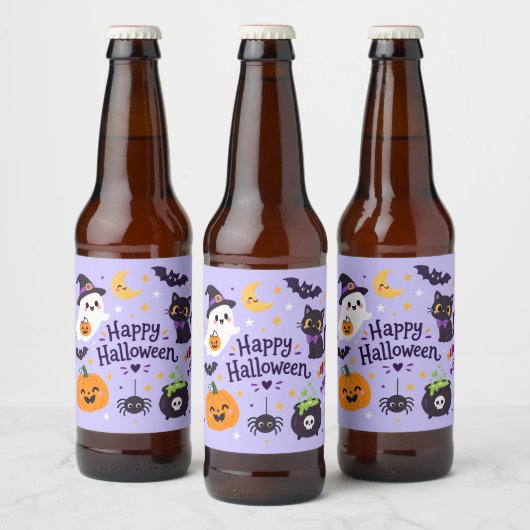 boo halloween bier etiket (Flessen)