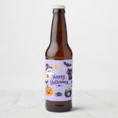 boo halloween bier etiket (Voorkant)