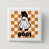 Boo Halloween Button Design (Voorkant)