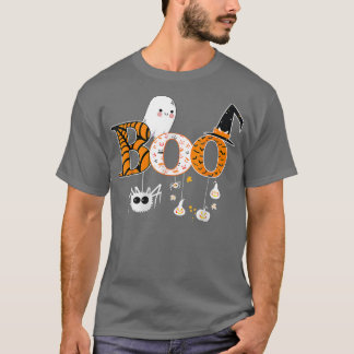 Boo Halloween Costume Spiders, Ghosts, Pumkin en W T-shirt