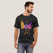 Boo Halloween Costume Spiders Ghosts Pumkin & Witc T-shirt (Voorkant volledig)