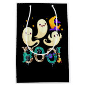 Boo. Halloween Cute Ghost Spooky Halloween Ghost C Medium Cadeauzakje (Voorkant)