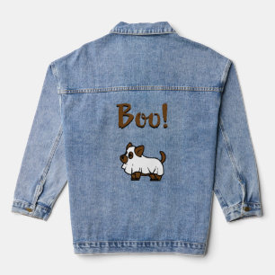 Boo Halloween Denim Jacket