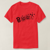 boo halloween , een spook van afkeuring , met heks t-shirt (Design voorkant)