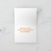 Boo Halloween Feestdagen Kaart (Binnen)