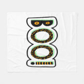 BOO Halloween Fleece Deken (Voorkant (Horizontaal))