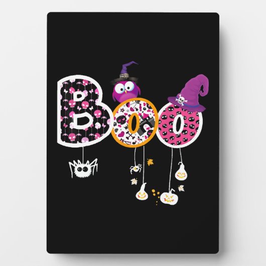 Boo Halloween Fotoplaat (voorkant)