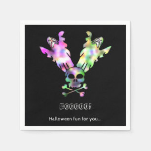 Boo. Halloween Fun Paper Napkins Servetten