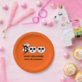 BOO! Halloween Geest Papieren Bord (Feest)