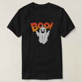 Boo Halloween Ghost-blad T-shirt