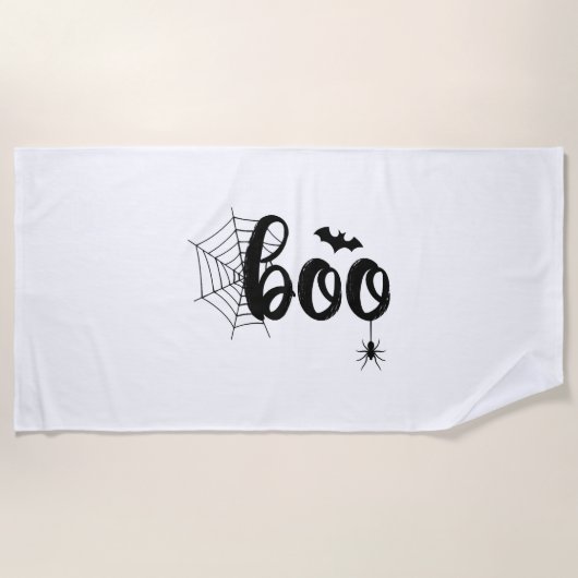 Boo Halloween Ghost Cute Halloween Family Matching Strandlaken (Voorkant)