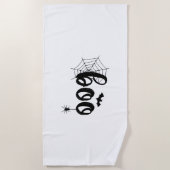 Boo Halloween Ghost Cute Halloween Family Matching Strandlaken (Voorkant)