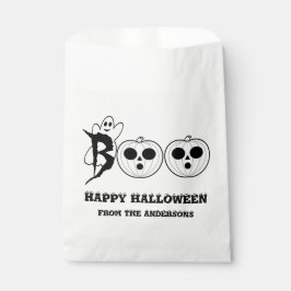 BOO! Halloween Ghost Favor Bags Bedankzakje
