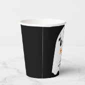 Boo. Halloween Ghost Girl Black Birthday Papieren Bekers (Rechts)