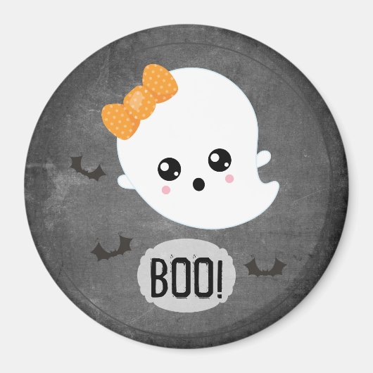 Boo Halloween Ghost Magneet (Voorkant)