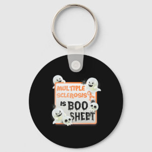 Boo Halloween Ghost MS Multiple Sclerose is Boo S Sleutelhanger