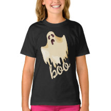 Boo, Halloween Ghost Personalized T-Shirt