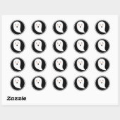 Boo. Halloween Ghost Sticker (Vel)