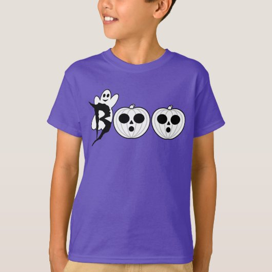 BOO! Halloween Ghost T-Shirt (Voorkant)