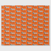 BOO! Halloween Ghost Wrapping Paper Cadeaupapier (Vlak)