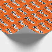 BOO! Halloween Ghost Wrapping Paper Cadeaupapier (Hoek)