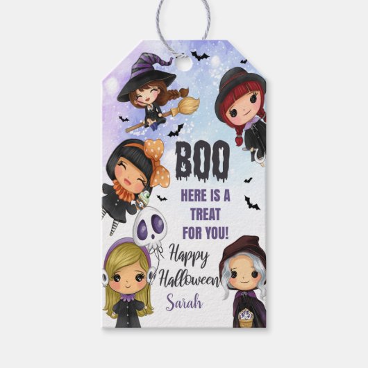 BOO Halloween Gift Labels Cadeaulabel (Voorkant)