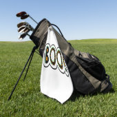 BOO Halloween Golfhanddoek (Groen)