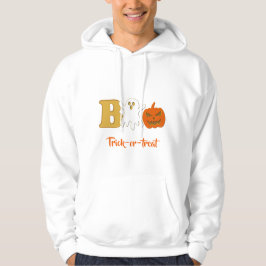 Boo Halloween Heren Hoodie