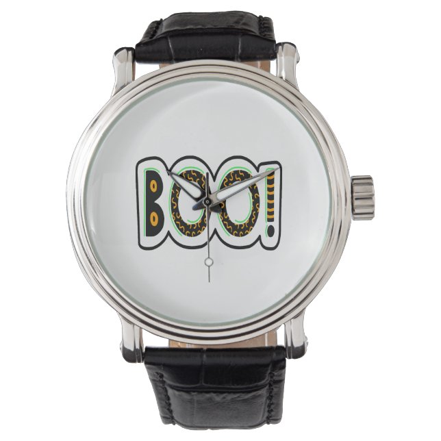 Boo Halloween Horloge (Voorkant)